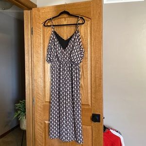 AUW sheer romper mid length off the shoulder